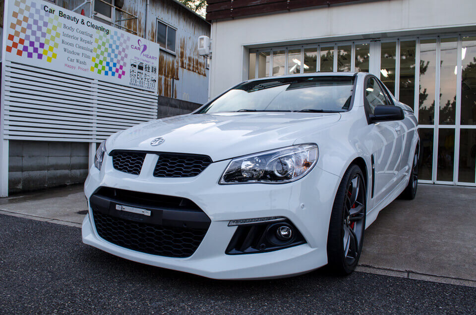 HOLDEN Maloo R8 LSAにボディコーティングを施工したあとのフロント