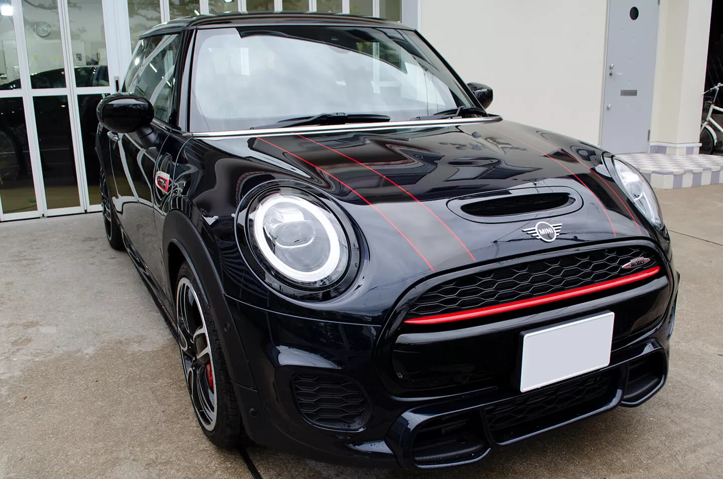 LFTダブルバリアフィルムを全面施工したMINI JCW F56