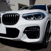 コーティングやフィルムを施工したBMW X3 M40D (G01) アルピン・ホワイト