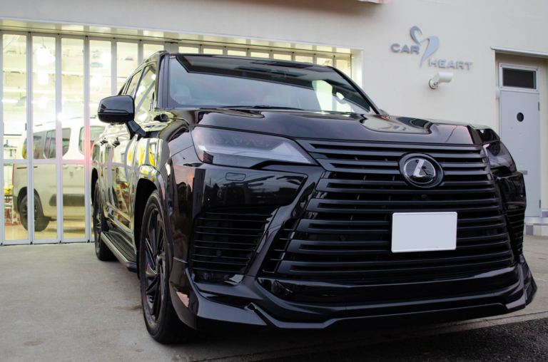 【透明断熱フィルム、コーティング】LEXUS LX600 グラファイトブラックガラスフレーク