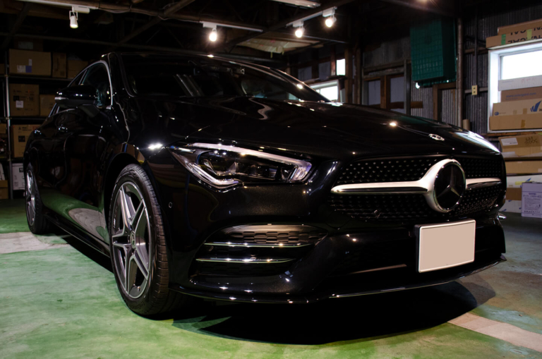 【透明断熱フィルム、コーティング】Mercedes-Benz CLA200d(C118) コスモスブラック