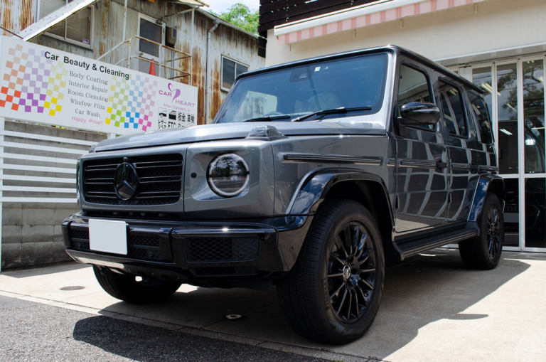 【プロテクションフィルム、ラゲッジボード取付など】Mercedes-Benz G400d manufaktur Edition セレナイトグレー