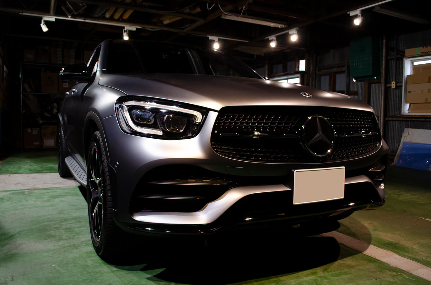 コーティングを施工したメルセデス ベンツ GLC クーペ マグノナイト エデシション