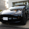 コーティングとフィルムを施工したTESLA Model Y ソリッドブラック