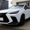 ラッピングやコーティングを施工したLEXUS NX450h+ (AZ20) ホワイトノーヴァガラスフレーク