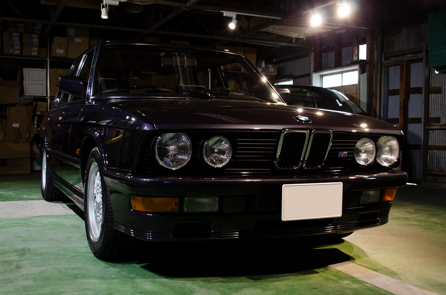 コーティングを施工した BMW M535i Edition5 (E28)