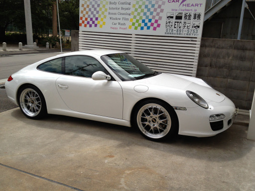 コーティングとフィルムを施工したPORSCHE 911 Carrera