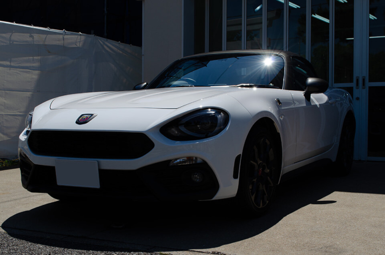 ABARTH 124 Spider ビアンコ・チュリニ 1975