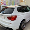 透明断熱フィルムとスモーク断熱を施工したBMW X3