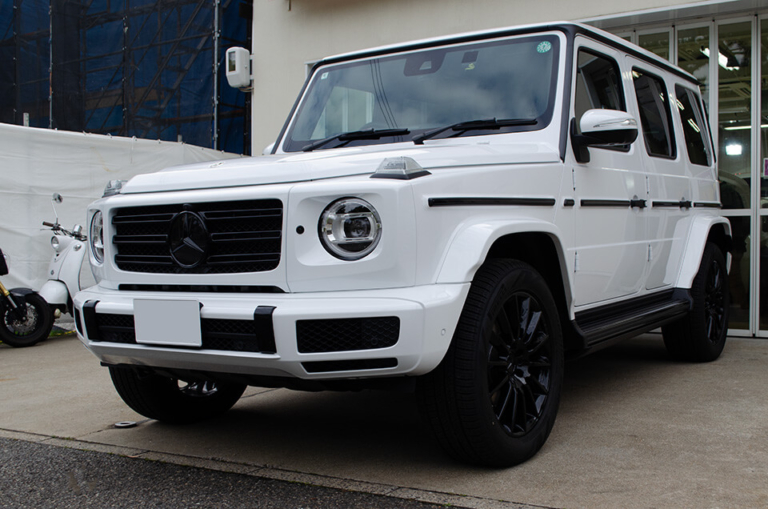 【電動サイドステップ取付】Mercedes-Benz G400d