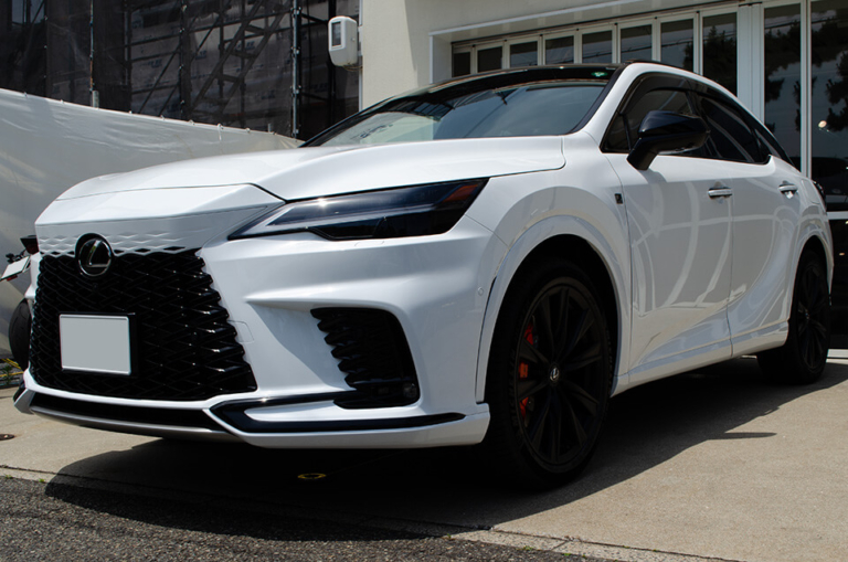 【プロテクションフィルム、コーティング】LEXUS RX500h ホワイトノーヴァガラスフレーク(083)