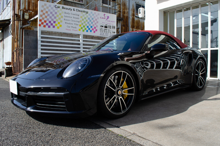 【大判ストーンガード貼替】PORSCHE 911 Turbo S Cabriolet (Type 992)