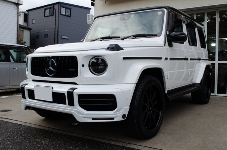 【プロテクションフィルム、コーティング】Mercedes-Benz G350d オパリスホワイト