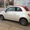 コーティングを施工したFIAT 500C