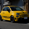 コーティングを施工した アバルト 595 competizione Giallo Modena