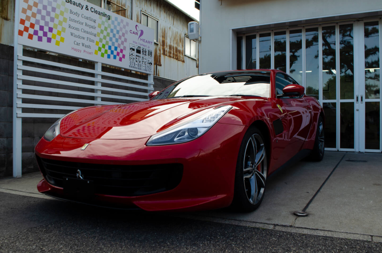 【プロテクションフィルム、コーティング】FERRARI GTC4 LUSSO ロッソコルサ