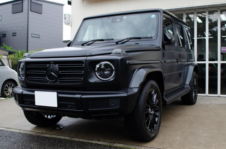 【プロテクションフィルム、コーティング】Mercedes-Benz G400d マグノナイトブラック