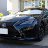 LEXUS RC F グラファイトブラックガラスフレークにコーティングやプロテクションフィルムなどを施工いたしました。