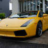 コーティングを施工したLamborghini Gallardo GIALLO MIDAS