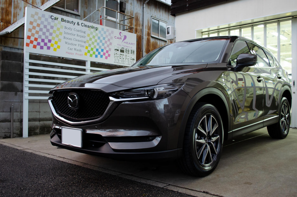 コーティングを施工したMAZDA CX-5 チタニウムフラッシュマイカ