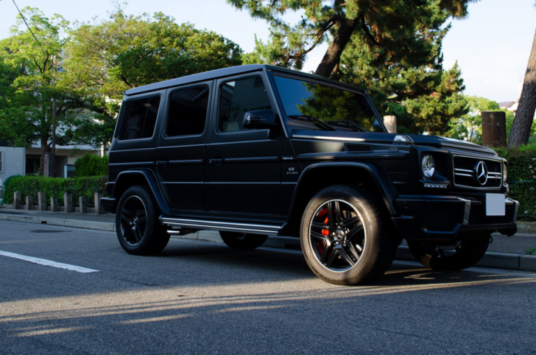 【マット塗装にプロテクションフィルム】2017年式 メルセデスAMG G63 マットブラック