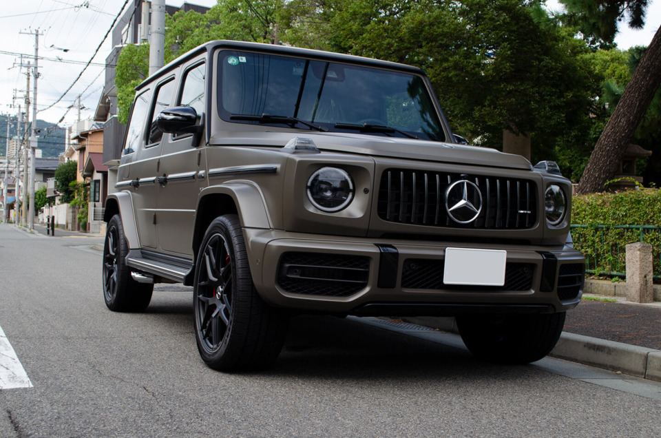 コーティングやプロテクションフィルムを施工したMercedes-AMG G63 manufaktur Edition