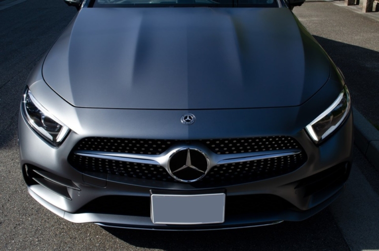 【マット塗装にプロテクションフィルム】メルセデス ベンツ CLS450  セレナイトグレーマグノ