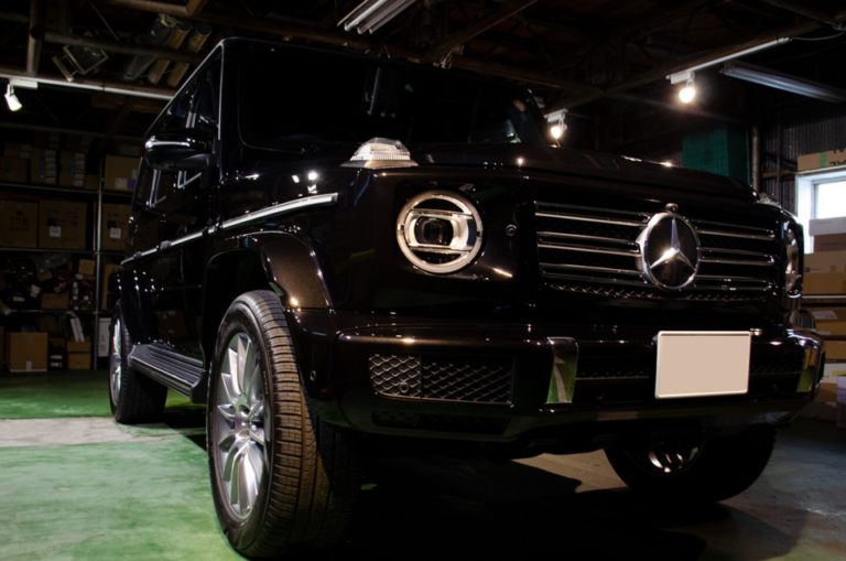 【プロテクションフィルム、コーティング】Mercedes-Benz G400d オブシディアンブラック