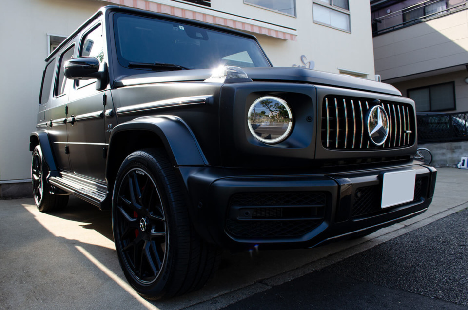 コーティングを施工したMercedes-AMG G63 Edition Matt Black