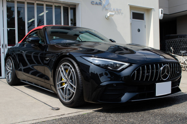 【プロテクションフィルム、KUBEBOND DIAMOND9H】Mercedes-AMG SL43 (R232) オブシディアンブラック