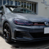 コーティングとプロテクションフィルムを施工したフォルクスワーゲン ゴルフ GTI TCR ピュアグレー