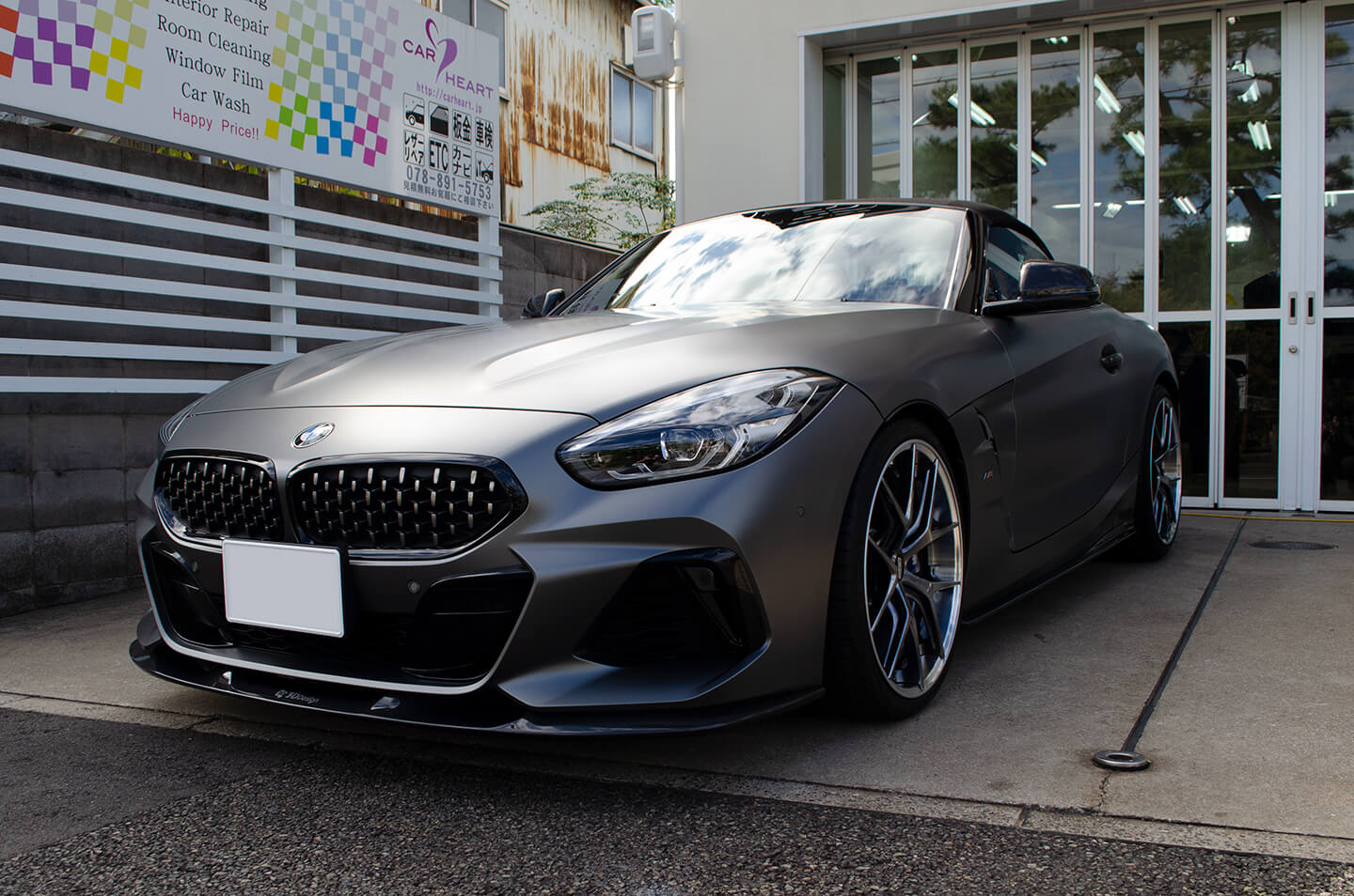 コーティングなどを施工したBMW Z4 M40i フローズン・グレー