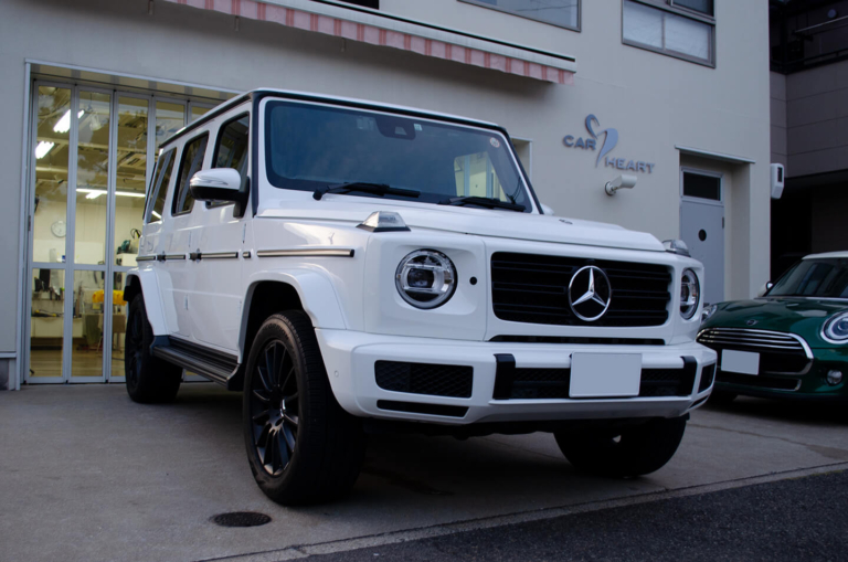 【プロテクションフィルム、コーティング】Mercedes-Benz G-class ポーラホワイト