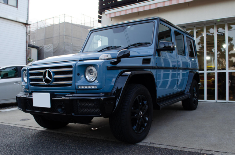【ランディングボードブラックアウト】Mercedes-Benz G350d Heritage Edition プロフェッショナルブルー