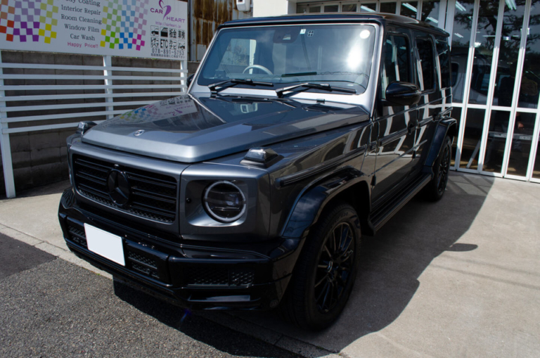 【プロテクションフィルムなど】Mercedes-Benz G400d manufaktur Edition セレナイトグレー