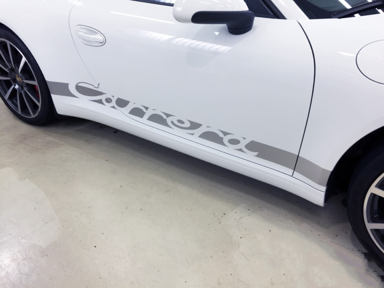【デカール貼り】PORSCHE Carrera 911 サイドデカール