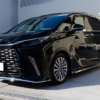 コーティングやプロテクションフィルムを施工したLEXUS LM500h グラファイトブラックガラスフレーク(223)