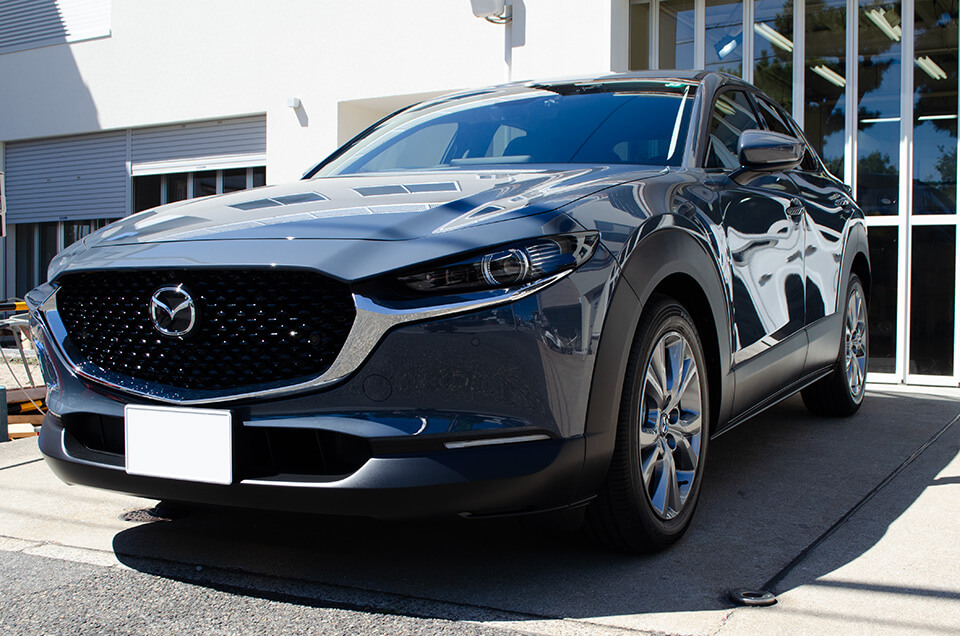 コーティングを施工したMAZDA CX-30 ポリメタルグレーメタリック