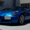 フルプロテクションフィルムを施工したAlfa Romeo 4C Spider Italia Misano Blue Metallic