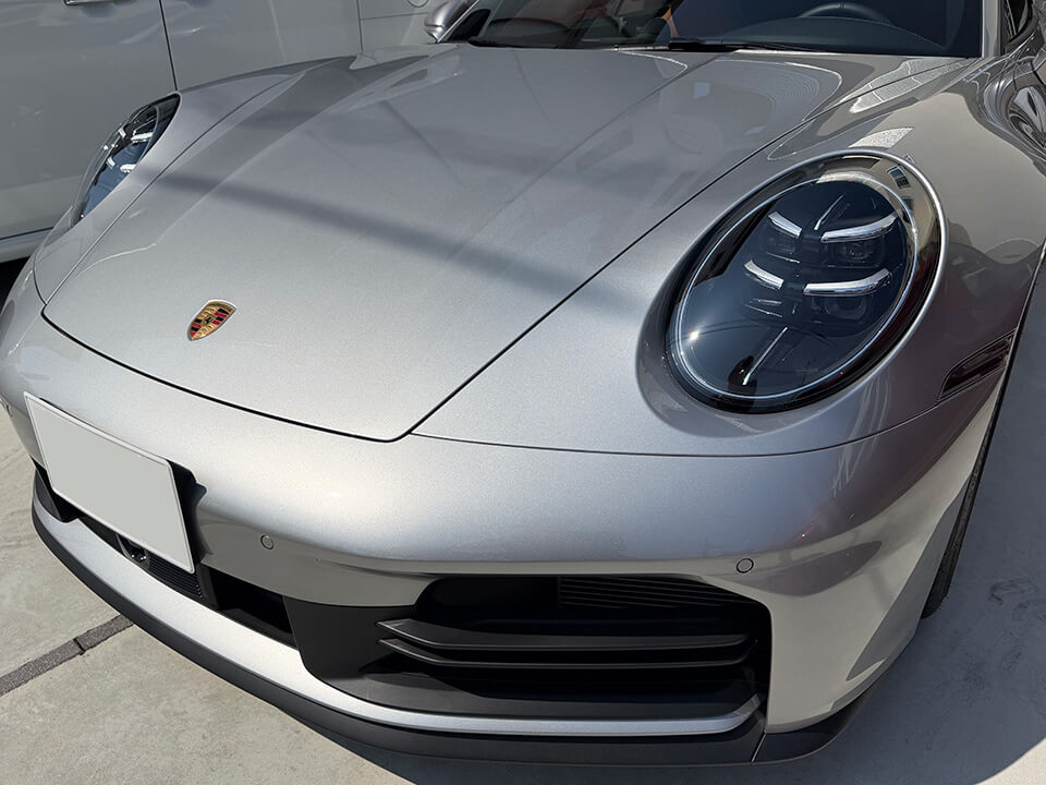 プロテクションフィルムを施工したPORSCHE 911 Carrera S Cabriolet Type 992.2