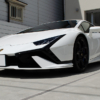 プロテクションフィルム、レザーコーティングを施工したLamborghini Huracán テクニカ