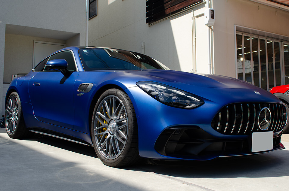 フルプロテクションフィルムを施工したMercedes-AMG GT43 Coupé