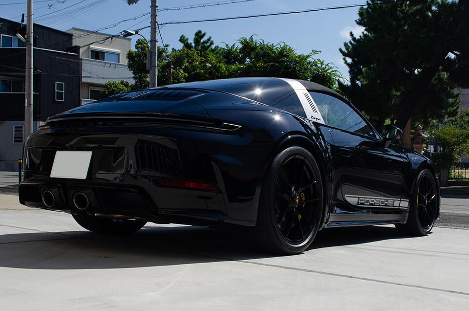servFaces Coat Ultimaを施工したPORSCHE 911 Targa 4 GTS