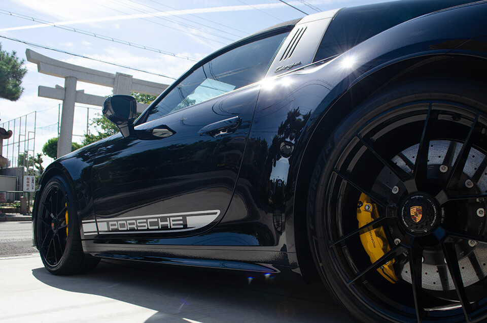 servFaces Coat Ultimaを施工したPORSCHE 911 Targa 4 GTS